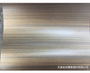 仿铜拉丝铝单板